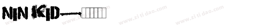 Nin Kid字体转换